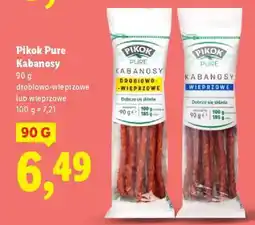 Lidl PIKOK PURE Kabanosy oferta