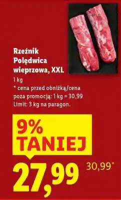 Lidl RZEŹNIK Polędwica wieprzowa, XXL oferta