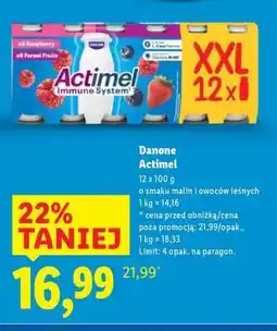 Lidl DANONE Actimel oferta