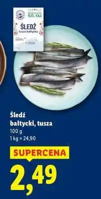 Lidl Śledź bałtycki, tusza oferta