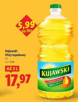 Lidl KUJAWSKI Olej rzepakowy oferta