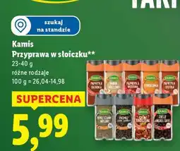 Lidl KAMIS Przyprawa w słoiczku oferta