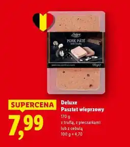 Lidl Deluxe Pasztet wieprzowy oferta