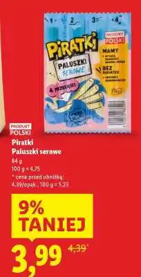 Lidl Piratki Paluszki serowe oferta