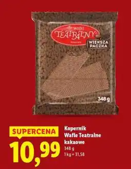 Lidl KOPERNIK Wafle Teatralne kakaowe oferta