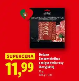 Lidl DELUXE Zestaw kiełbas z mięsa świń rasy iberyjskiej oferta