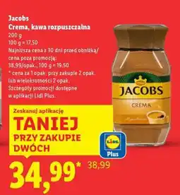 Lidl Jacobs Crema, Kawa rozpuszczalna oferta