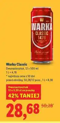 Lidl Warka Classic oferta