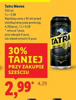 Lidl Tatra Mocne oferta