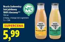 Lidl BRACIA SADOWNICY Sok jabłkowy 100% tłoczony oferta