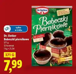 Lidl Dr. Oetker Babeczki piernikowe oferta