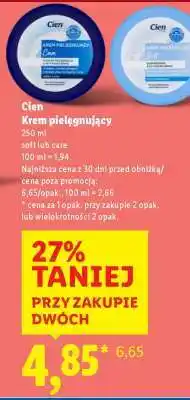 Lidl Cien Krem pielęgnujący oferta