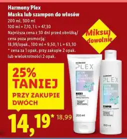 Lidl HARMONY PLEX Maska lub szampon do włosów oferta