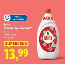 Lidl Fairy płyn do mycia naczyń oferta