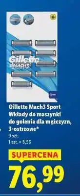 Lidl Gillette Mach3 Sport Wkłady oferta
