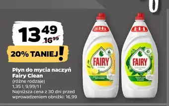 Netto Płyn do naczyń Fairy oferta