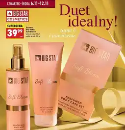 Biedronka Zestaw w pudełku soft bloom: balsam do ciała 200 ml + mgiełka Big Star oferta