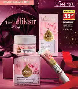 Biedronka Zestaw w pudełku royal rose elixir: krem na dzień/noc 50 ml + pod oczy 15 Bielenda oferta