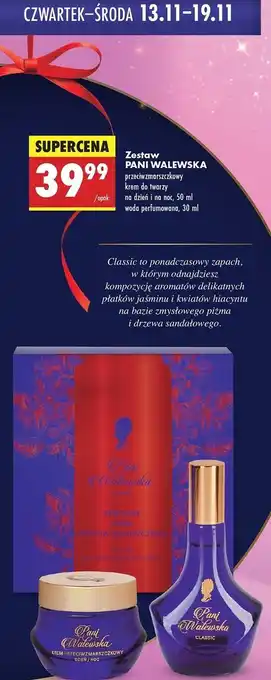Zestaw w pudełku classic krem przeciwzmarszczkowy 50 ml + perfumy 30 Pani Walewska