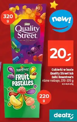 Dealz Cukierki w boxie Quality Street lub żelki Rowntree's różne rodzaje, 220-320 g Dealz oferta