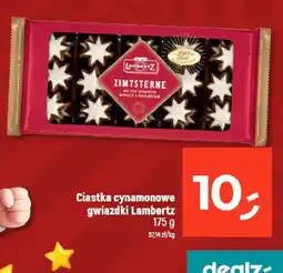 Dealz Ciastka cynamonowe gwiazdki Lambertz oferta