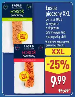 ALDI Łosoś pieczony XXL oferta