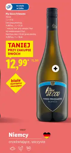 Lidl Wino Piu Secco oferta