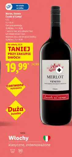 Lidl Wino Merlot oferta