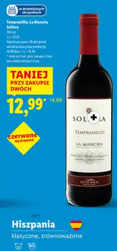 Lidl Wino Tempranillo oferta