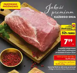 Biedronka Łopatka wieprzowa Biedronka oferta