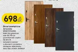 Castorama Drzwi zewnętrzne Orzech oferta