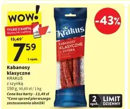 Intermarche Kabanosy Krakus oferta