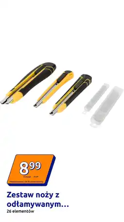 Action Zestaw noży z odłamywanym ostrzem, 26 elementów oferta
