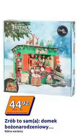 Action Zrób to sam(a): domek bożonarodzeniowy (różne warianty) oferta