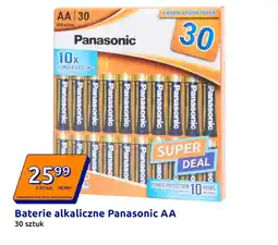 Action Baterie alkaliczne Panasonic AA (30 sztuk) oferta