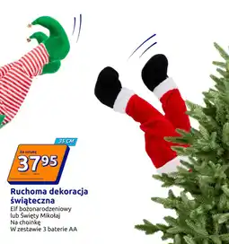Action Ruchoma dekoracja świąteczna (Elf bożonarodzeniowy lub Święty Mikołaj) oferta