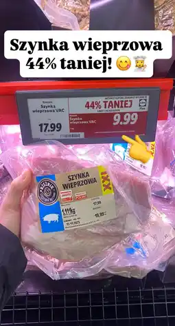 Lidl Szynka wieprzowa VAC Rzeznik oferta