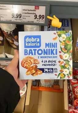 Lidl Mini batoniki z nerkowcami a'la rogal poznański Dobra Kaloria oferta