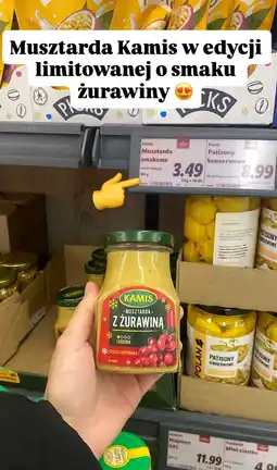 Lidl Musztarda z żurawiną Kamis oferta