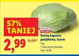 Lidl Polska kapusta gołąbkowa, luzem Lidl oferta
