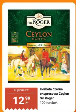 Dino Herbata czarna ekspresowa Ceylon Sir Roger oferta