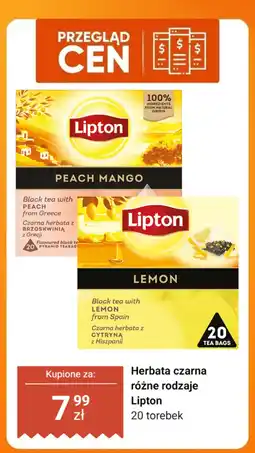 Dino Herbata czarna różne rodzaje Lipton oferta