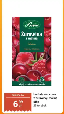 Dino Herbata owocowa z żurawiną i maliną Bifix oferta