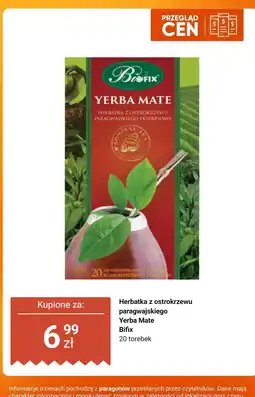 Dino Herbatka z ostrokrzewu paragwajskiego Yerba Mate Bifix oferta