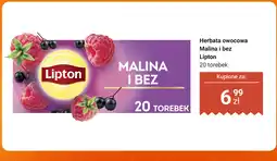 Dino Herbata owocowa Malina i bez Lipton 20 torebek oferta