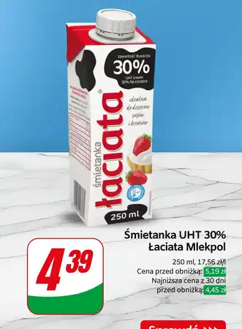 Śmietanka UHT 30% Łaciata Mlekpol