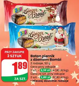 Dino Baton piernik z dżemem 2 rodzaje Bombi oferta