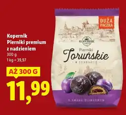 Lidl Pierniki toruńskie premium z nadzieniem Kopernik oferta
