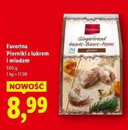Lidl Pierniki z lukrem i miodem 500 g Favorina oferta