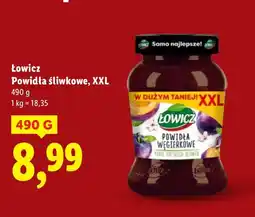 Lidl Powidła śliwkowe XXL Łowicz oferta